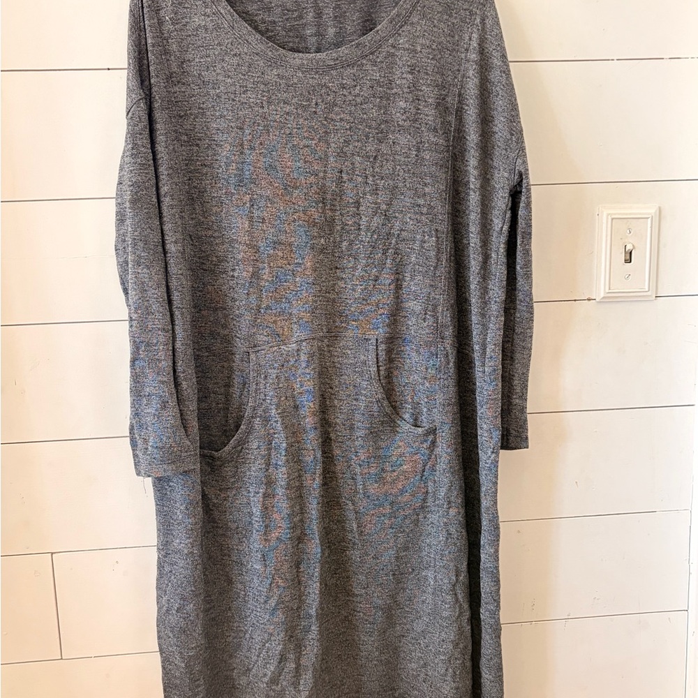 Anthropologie, Gray Dress with Pockets